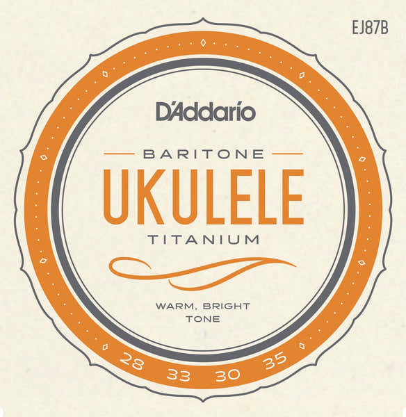 EJ87b Titanio Ukelele Cuerdas Barítono