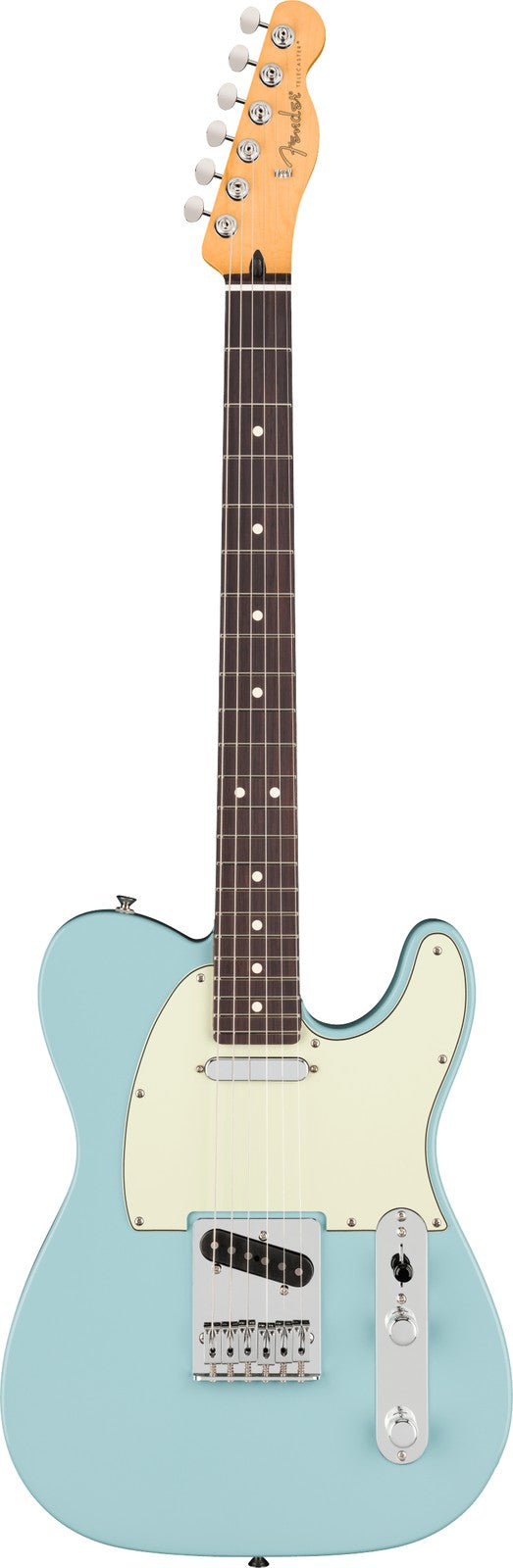 Fender Telecaster 75 Años Player II, Diapasón de palisandro. Azul Daphne