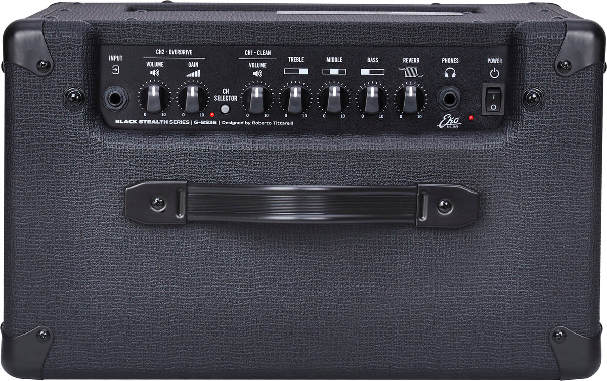 2 channels + FX loop + Reverb - 12" speaker - 35W