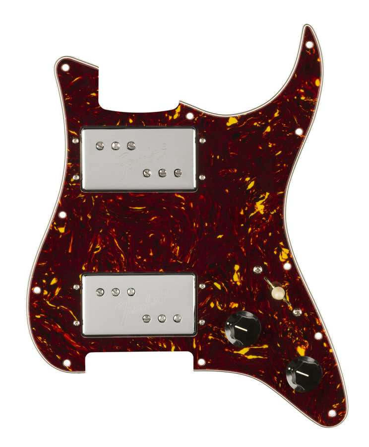 CUSTOM ML CuNiFe WIDE-RANGE HUMBUCKER PRE-WIRED STRATOCASTER PICKGUARD