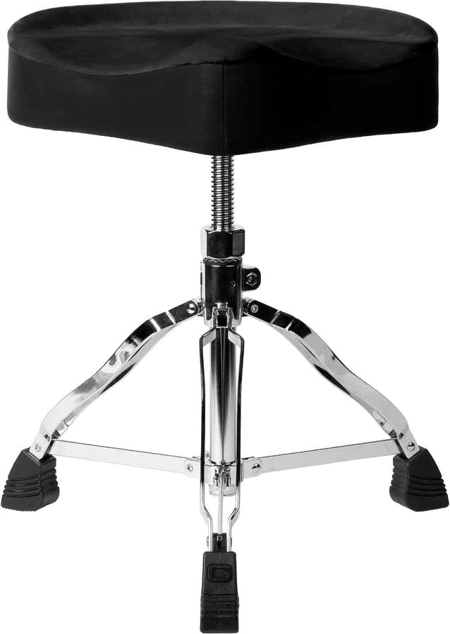 Banqueta de Batería asiento de terciopelo negra