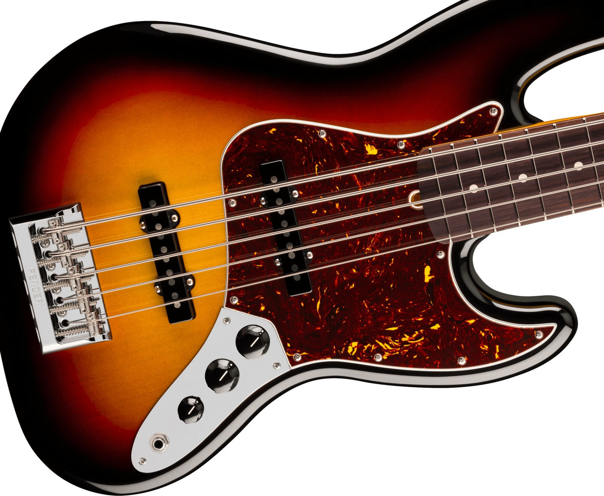 Jazz Bass V American Professional, RW Sunburst de 3 colores