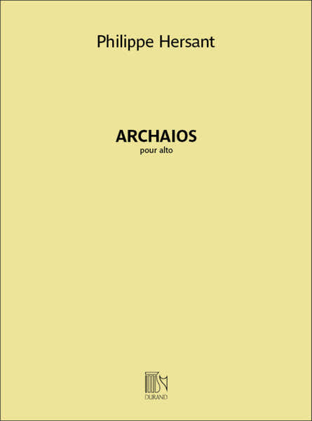 Hersant Philippe - Archaios - Alto