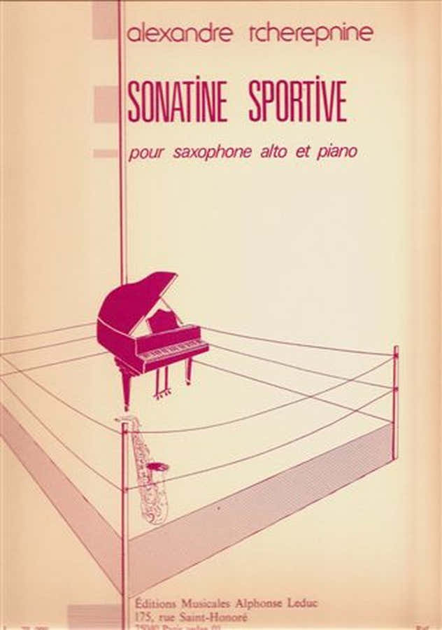 Tcherepine A. - Sonatine Sportive - Saxophone,Piano