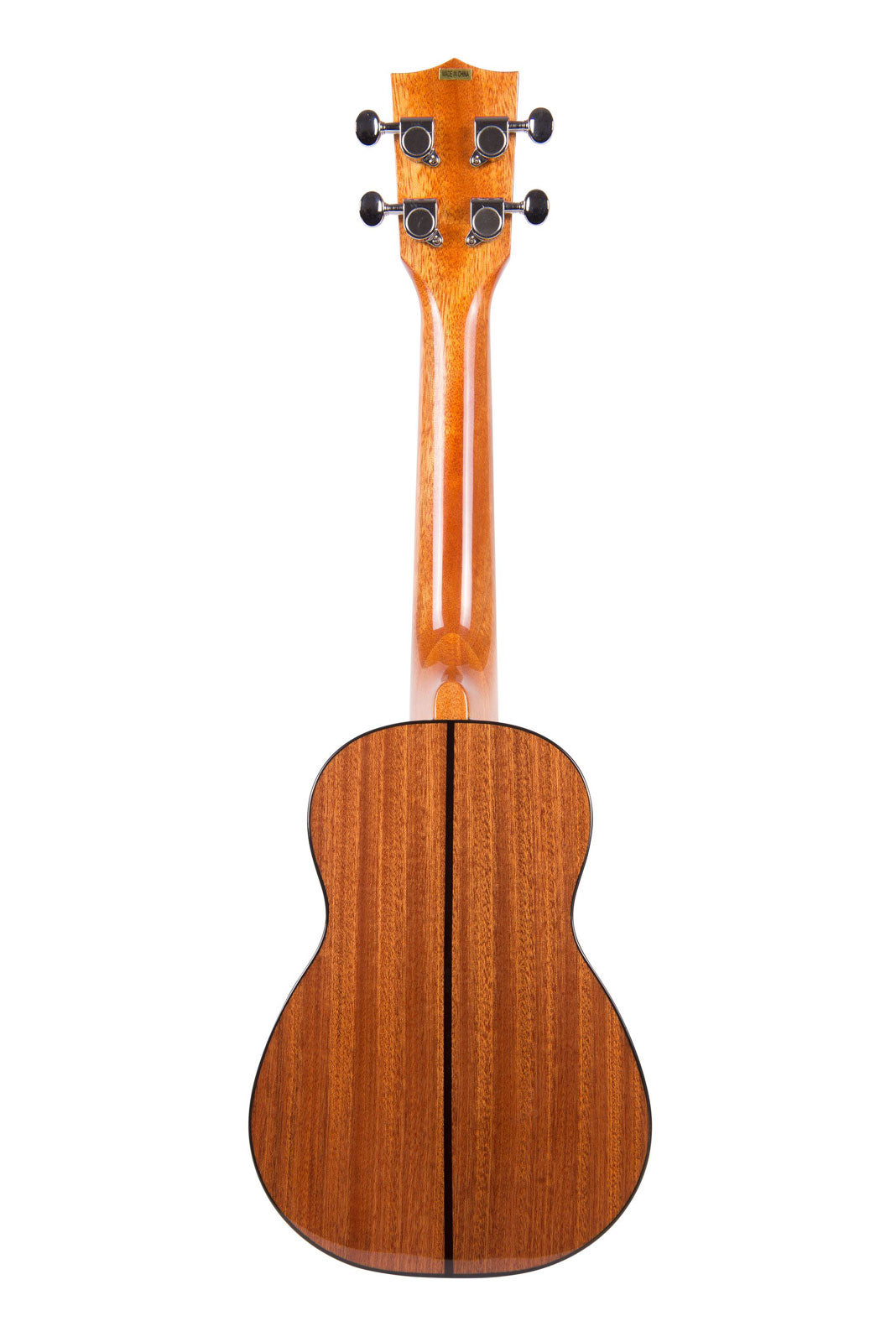 Soprano de tapa de abeto macizo-caoba con mástil largo