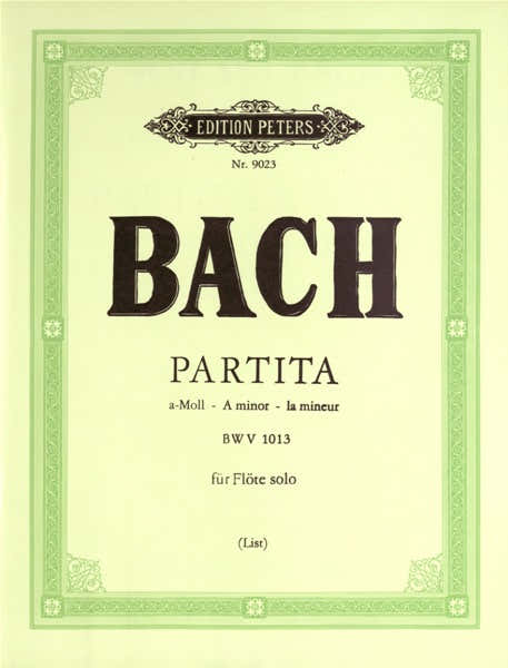 Bach Johann Sebastian - Partita In A Minor (sonata) BWV 1013 - Flute/piccolo