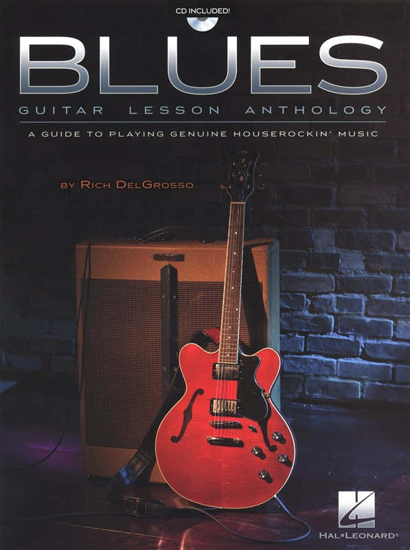Blues Guitar Lesson Anthology Guide Playing Houserockin' Music + CD - Guitar Tab