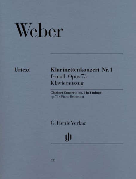 Weber C.M.V. - Clarinet Concerto And Orchestra No. 1 F Minor Op. 73