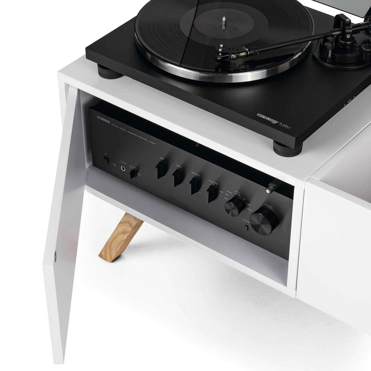 Mueble bajo para tocadiscos