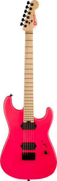 LTD Sean Long Firma Pro-Mod San Dimas Style 1 HH HT M MN Rosa neón