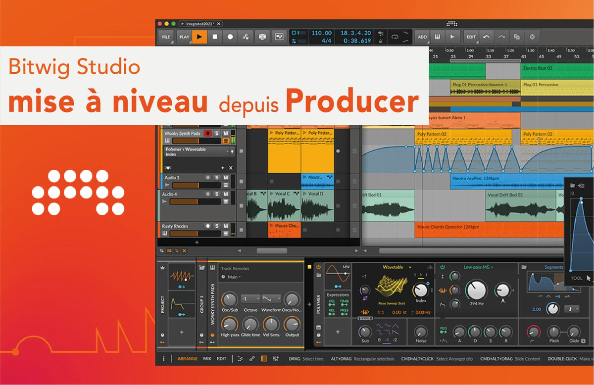 Bitwig Actualización de estudio para productores