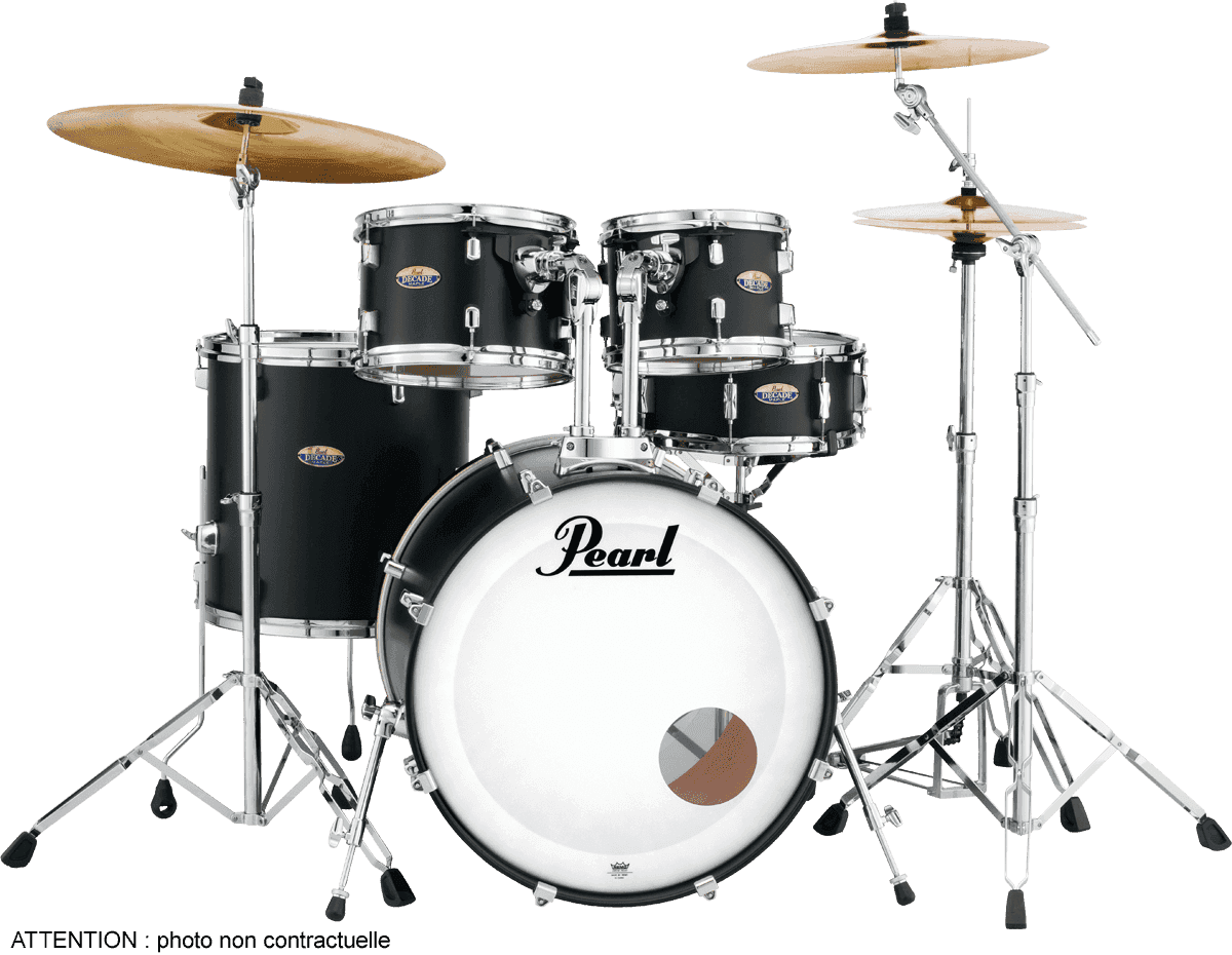 Pearl Decade Maple Stage 22 Negro pizarra satinado
