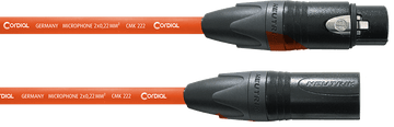 Cable de micrófono XLR 5 M Naranja