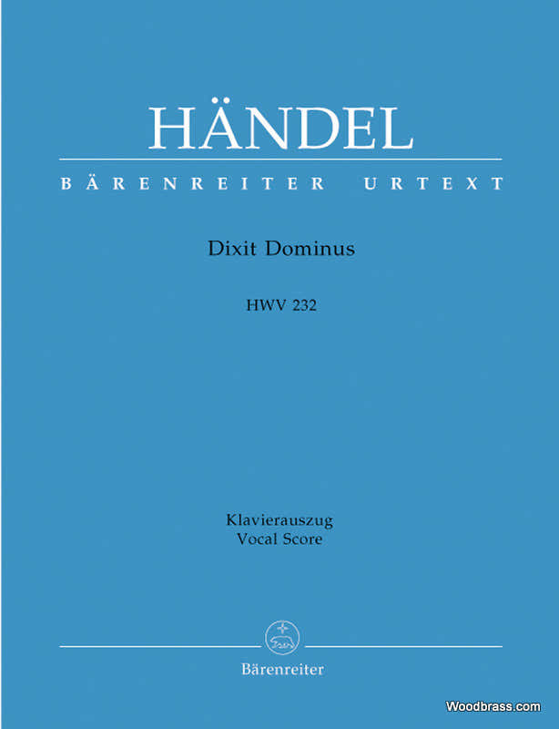 Handel G.F. - Dixit Dominus HWV 232 - Vocal Score