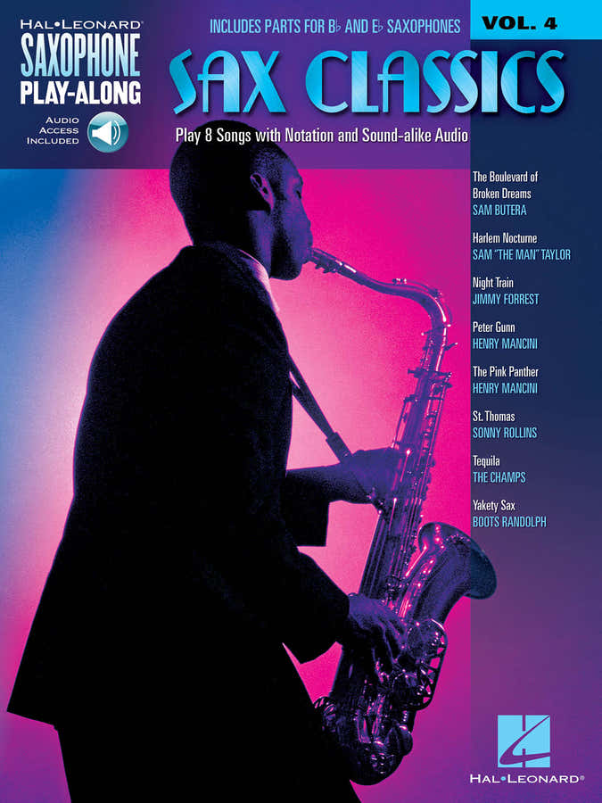 Hal Leonard Saxophone Play Along Vol.4 - Sax Classics + Audio En Ligne