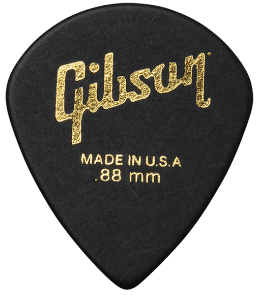 Púas de guitarra Modern 6 unidades negras .88mm púas de guitarra