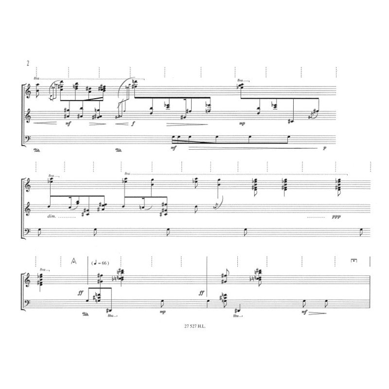 Murail Tristan - Campanas de despedida y una sonrisa... In Memoriam Olivier Messiaen - Piano