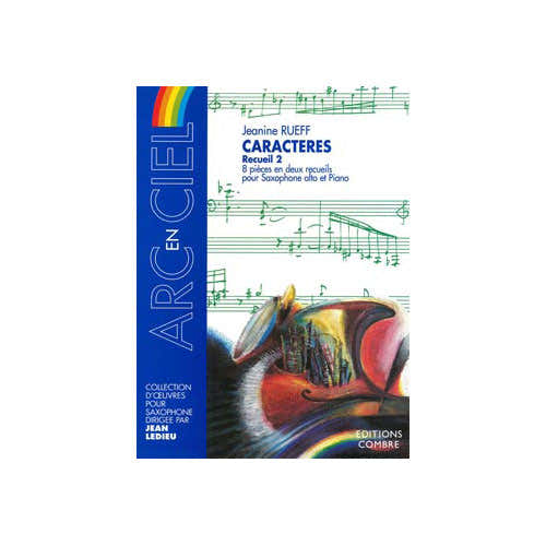 Rueff - Caractères - Recueil 2 - Saxophone et Piano