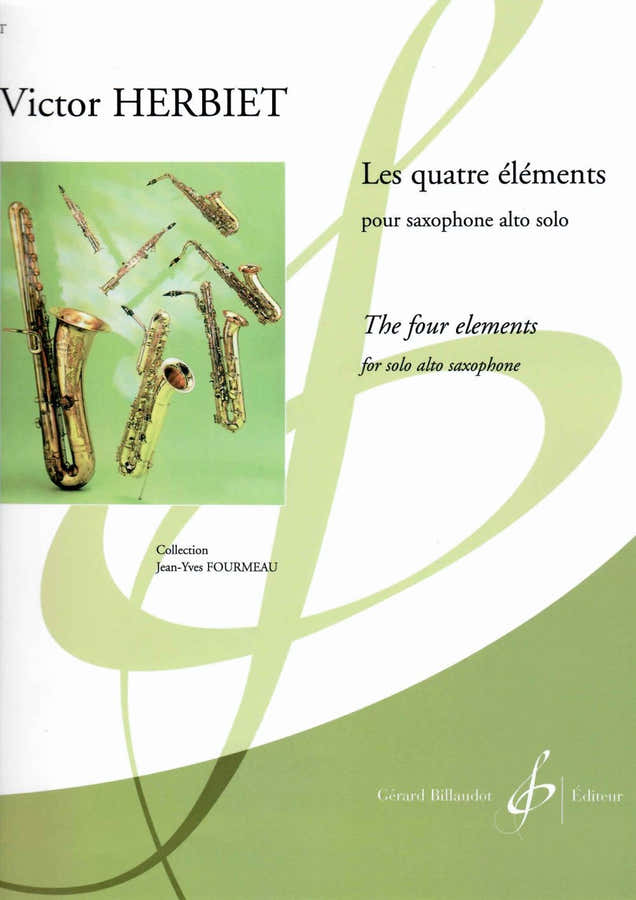 Herbiet Victor - Les Quatre Elements - Saxophone Alto Solo