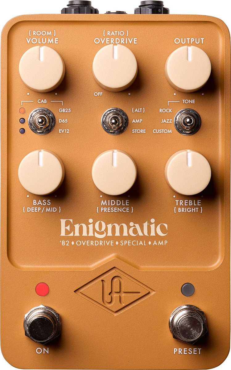 Universal Audio UAFX Enigmatic 82 Overdrive Special Amplificador