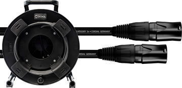 CORDIAL CAT 5E - S/UTP conectores NE8MXB1 / HIROSE RJ45 / enrollador 50 m