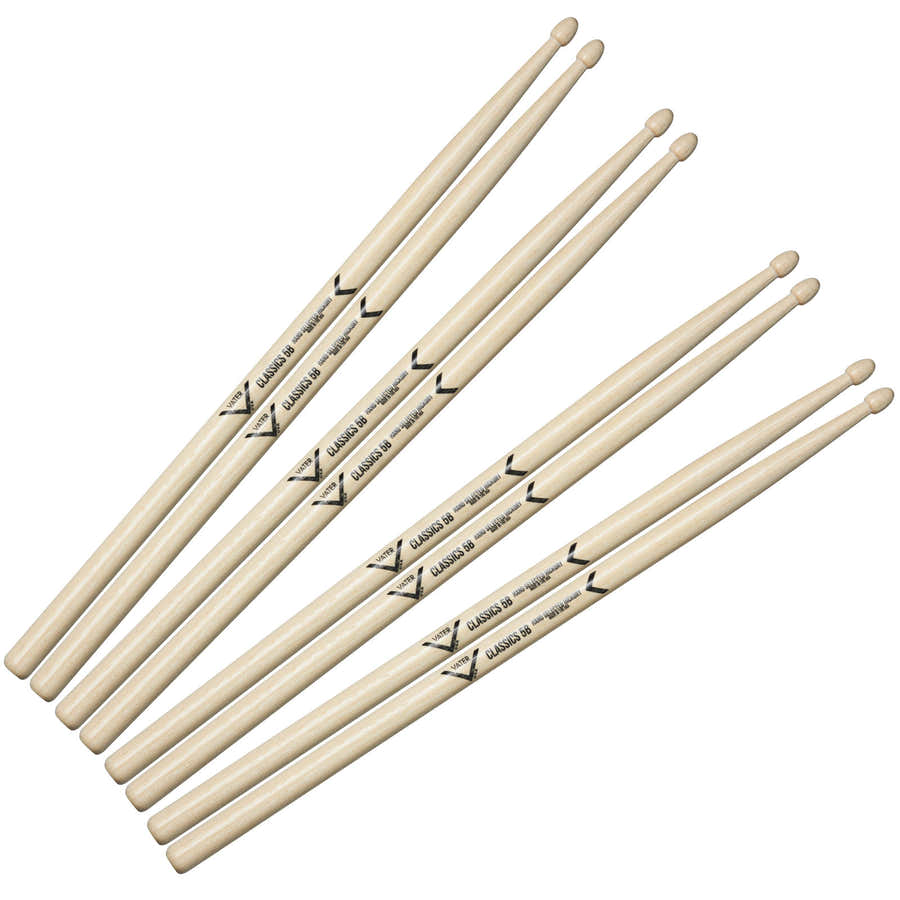 V35B1F - PACK 4X BAQUETAS 5B HICKORY