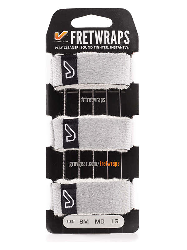 FretWraps Paquete de 3 Blanco piedra - Mediano