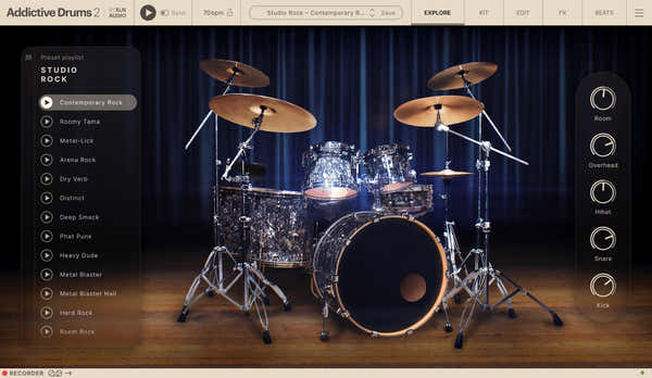 XLN Audio Addictive Drums 2 Studio Rock ADpak