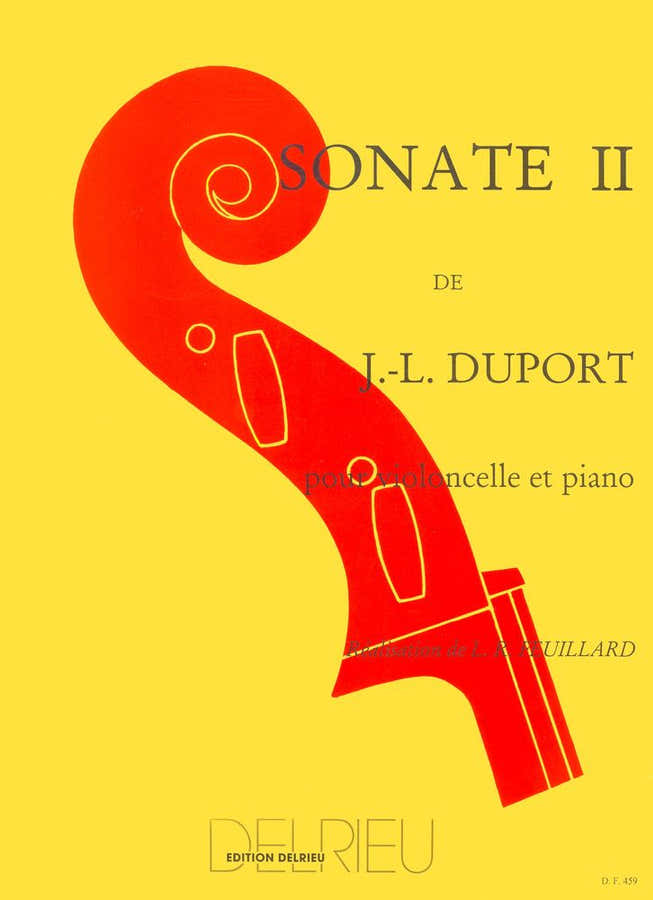 Duport Jean-Louis - Sonate N°2 - Violoncelle Piano