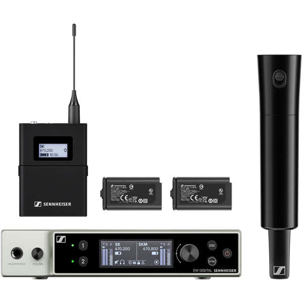Sennheiser EW-dx SK/SKM-S conjunto base (S2-10 : 614.2-693.8 MHZ)