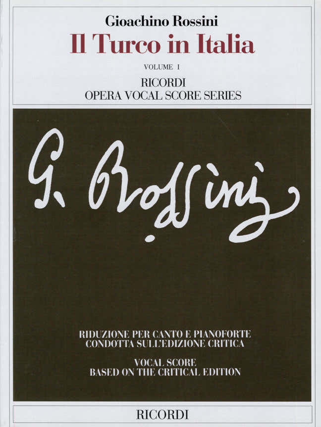 ROSSINI G. - TURCO IN ITALIA IN DUE VOLUMI - CHANT ET PIANO