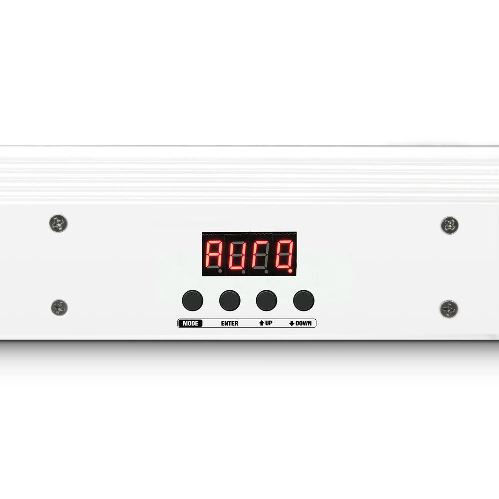 TRIBAR 200 IR WH - BARRA LED TRICOLOR (RGB) 12 X 3 W CAJA BLANCA CON MANDO A DISTANCIA INFRARROJO