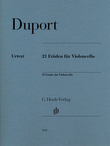 Duport JEAN-louis - 21 Etudes Pour Violoncelle