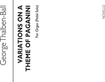 Variations On A Theme By Paganini For Organ Pedals