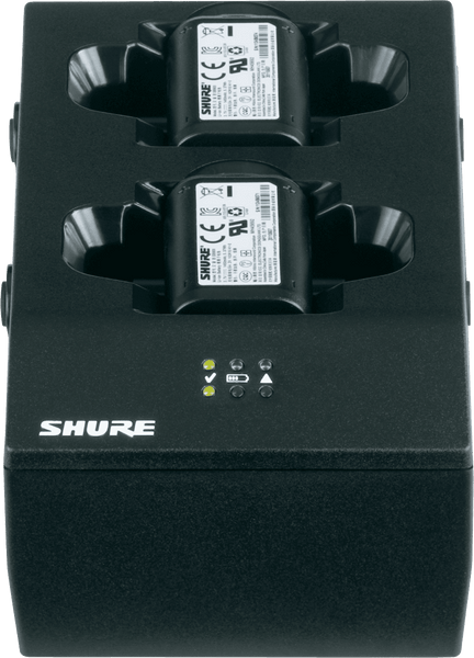 Shure Cargador para baterías 2TX con fuente de alimentación
