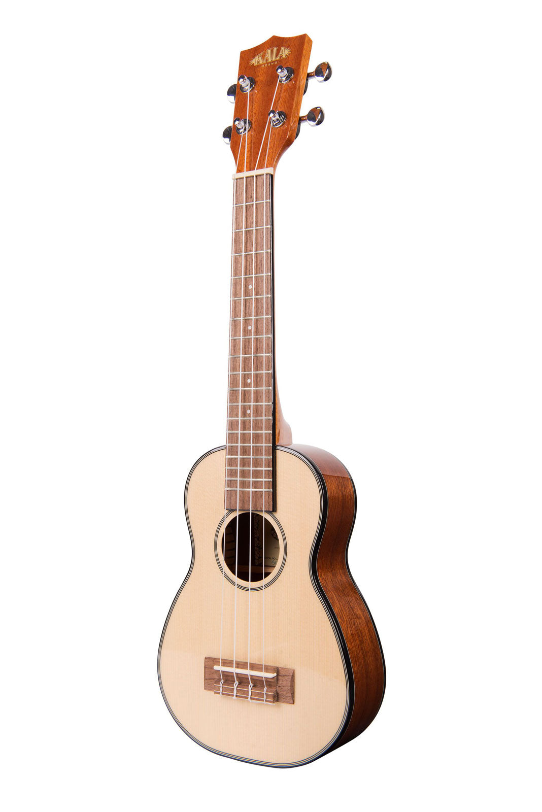 Soprano de tapa de abeto macizo-caoba con mástil largo