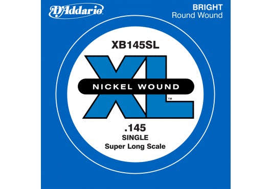XB145 NICKEL WOUND BASS GUITAR SINGLE STRING SUPER LONG SCALE .145