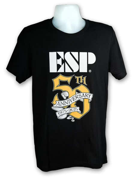 2XL Camiseta ESP 50 Anni Negra