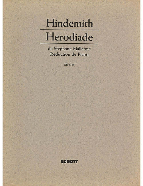 Hindemith - Hérodiade - Orchestre