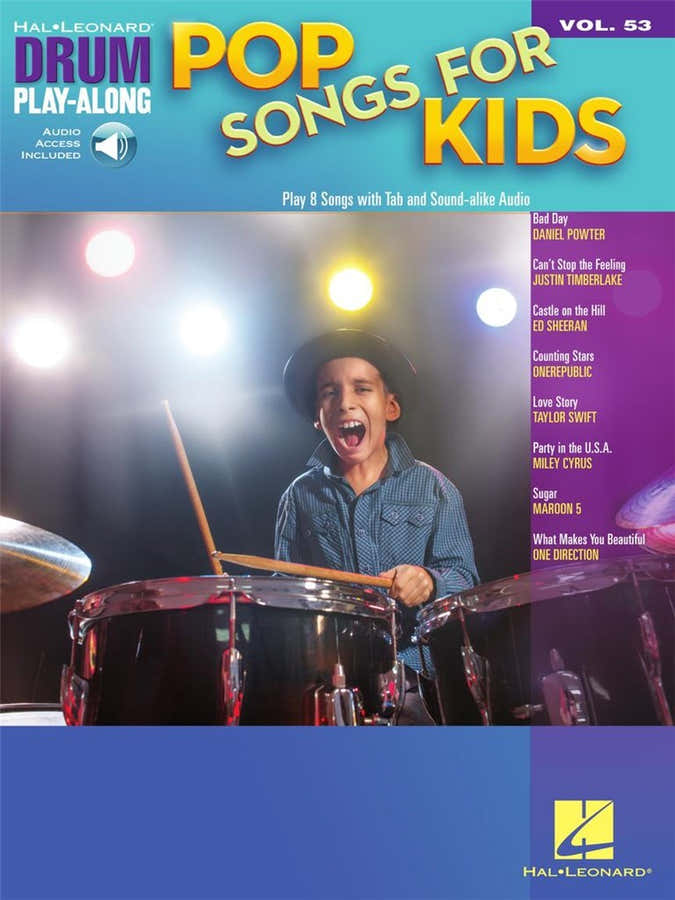 Drum Play Along Vol.53 Pop Songs For Kids