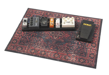 VPA-BLR Alfombra Vintage Persian Club Series 80 X 60CM Antideslizante Negro Rojo