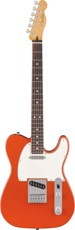 Telecaster Player II RW Naranja rally