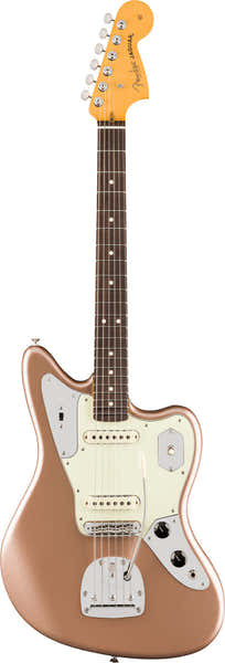 American Professional Classic Jaguar RW Firemist Gold desvaído