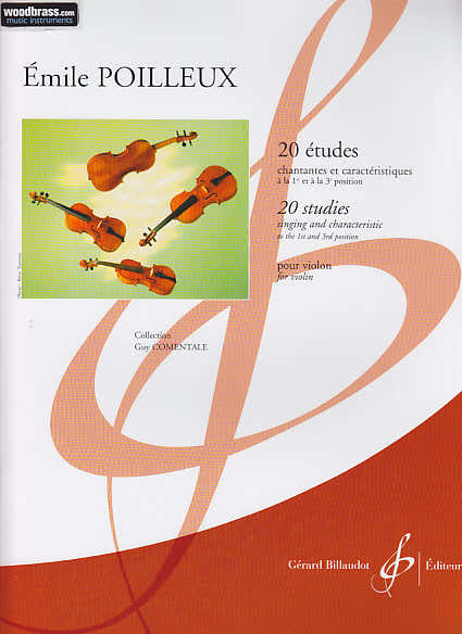Poilleux Emile - 20 Études Chantantes et Caracteristiques - Violín
