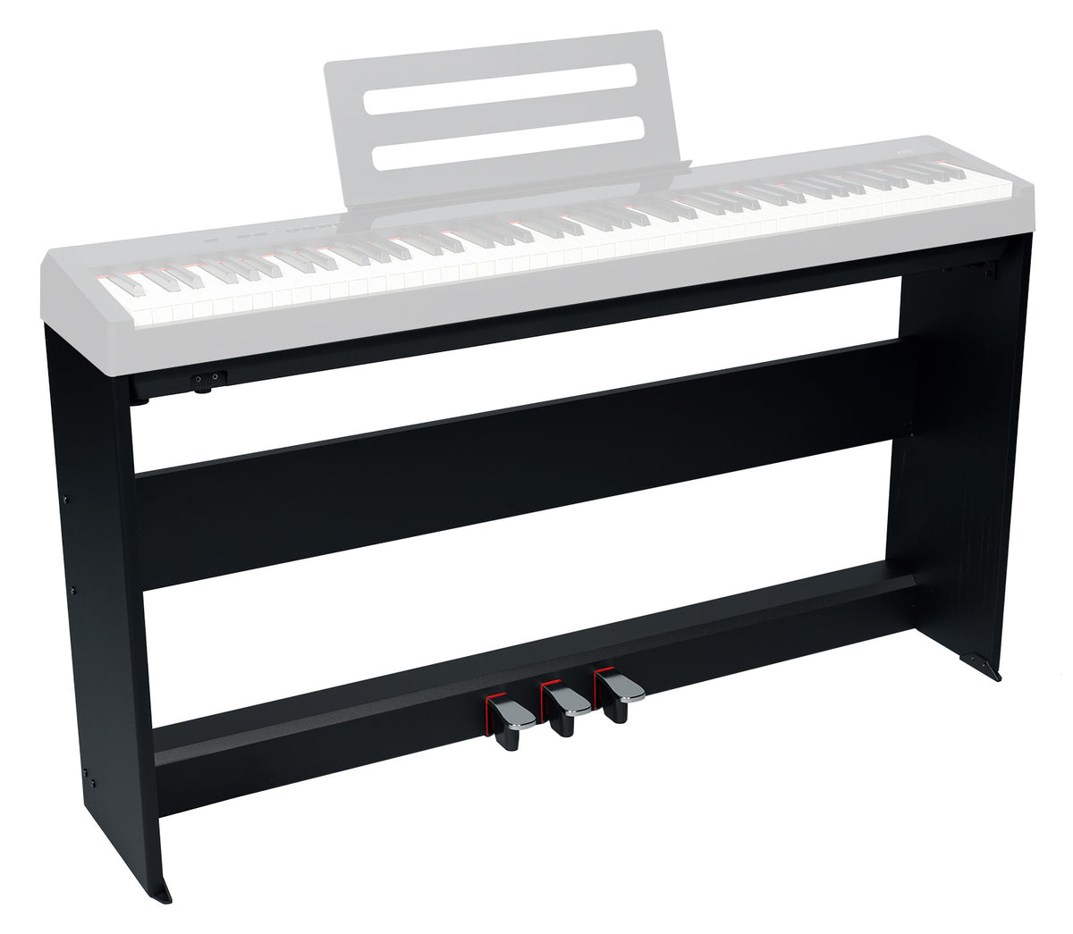 Woodbrass Soporte para teclado para XP2 Negro