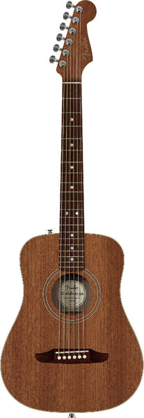 California Standard Redondo Mini con funda Tapa de Sapele Sapele natural