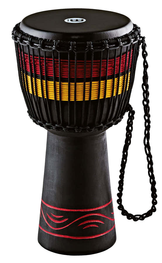 DJEMBE  FIBRE 10" ROJO NATURAL