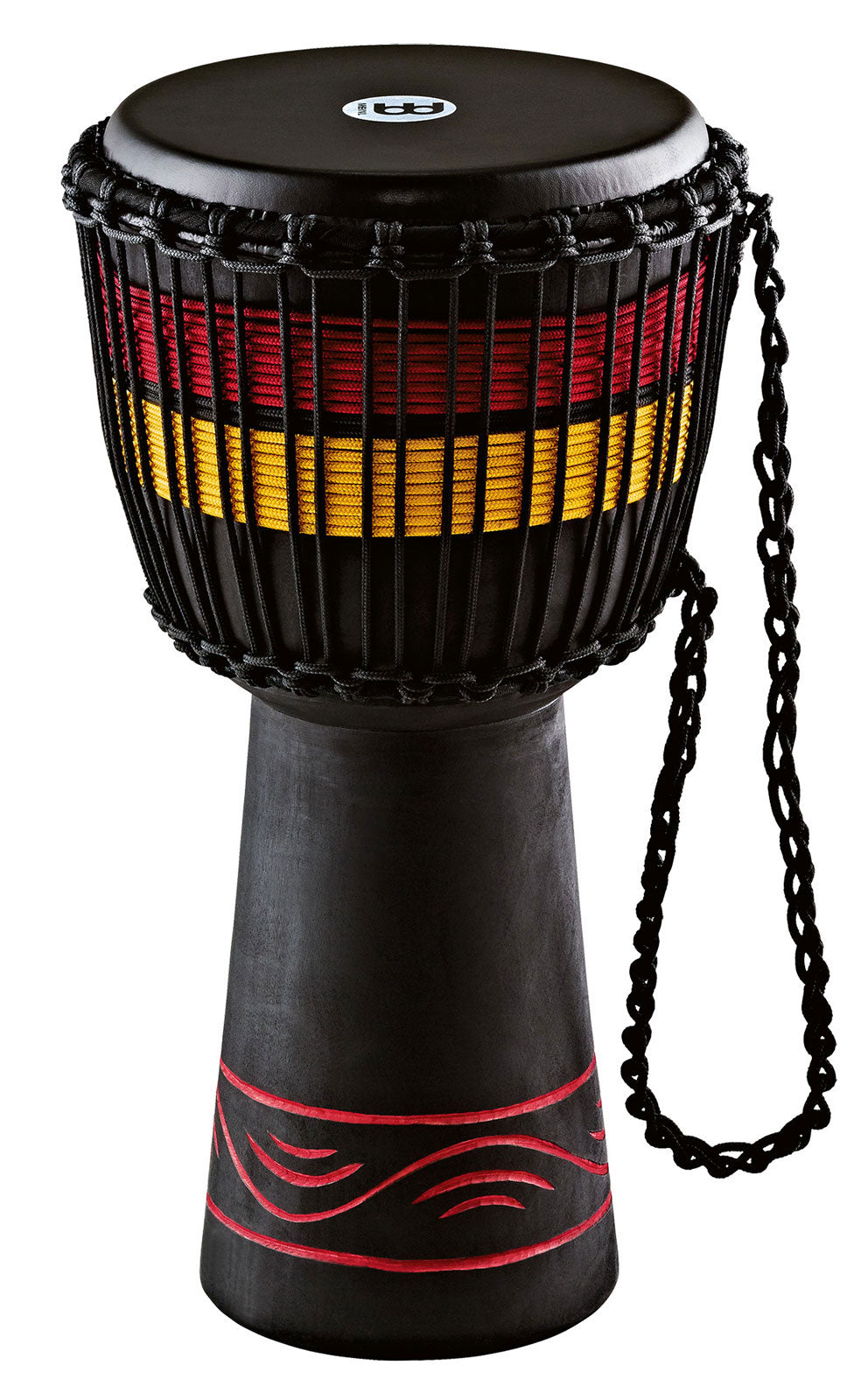 DJEMBE  FIBRE 10" ROJO NATURAL