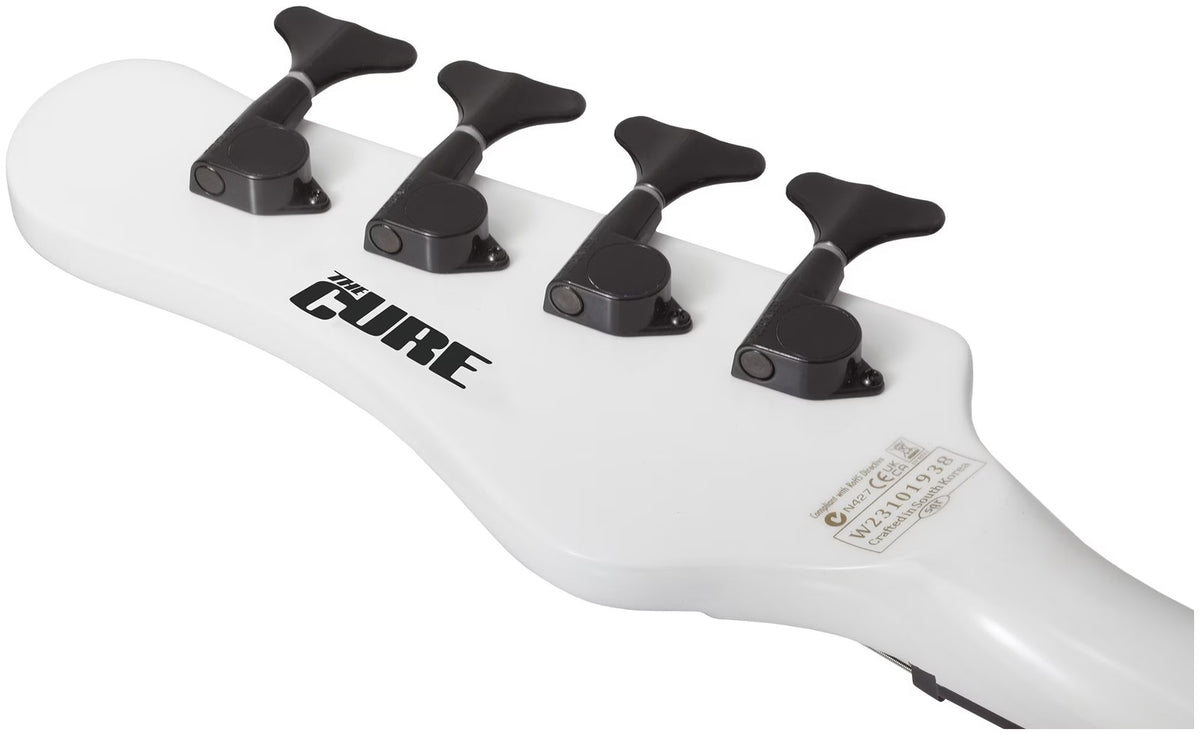 Ultra Spitfire Signature Simon Gallup Blanco brillante con León rojo