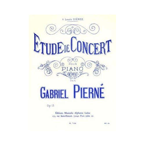 Etude De Concert Opus 13